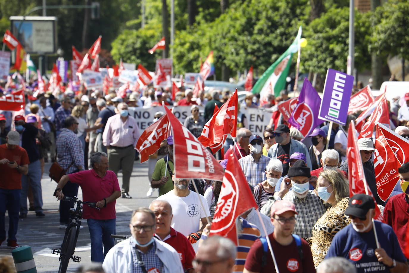 La manifestación del 1 de Mayo en Córdoba, en imágenes