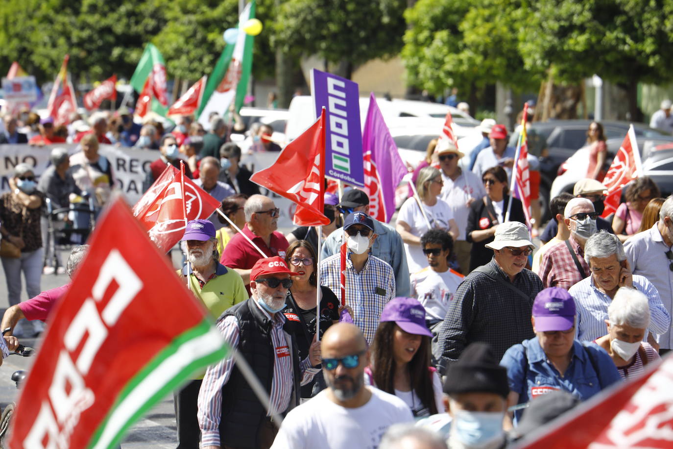 La manifestación del 1 de Mayo en Córdoba, en imágenes