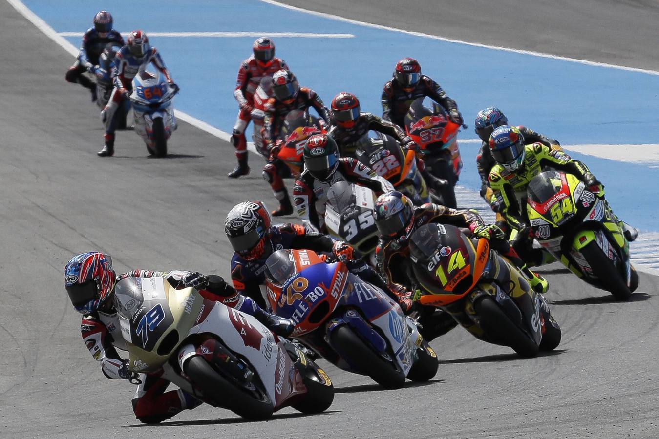 GALERÍA: Las fotos de la carrera de Moto 2 en Jerez