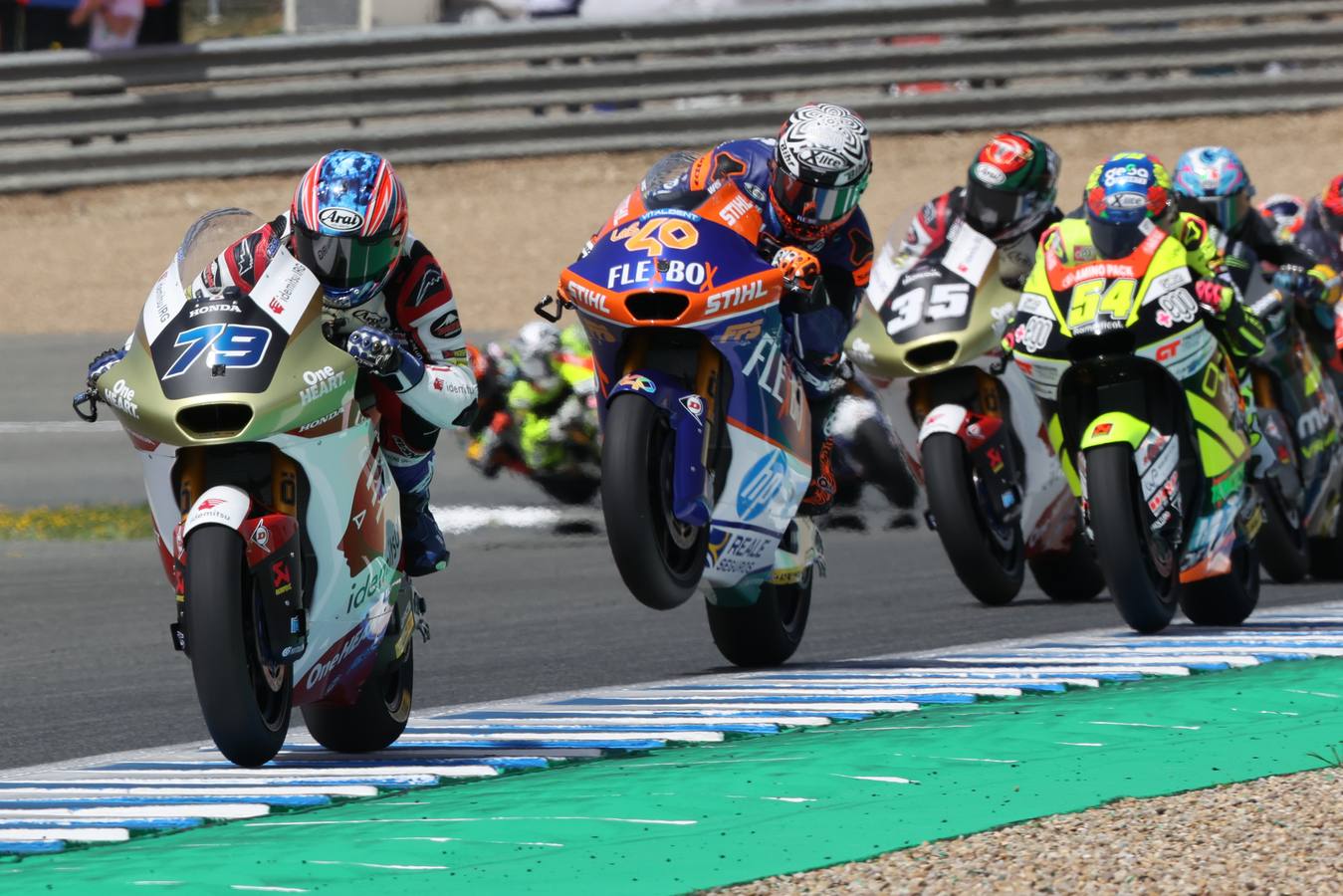 GALERÍA: Las fotos de la carrera de Moto 2 en Jerez