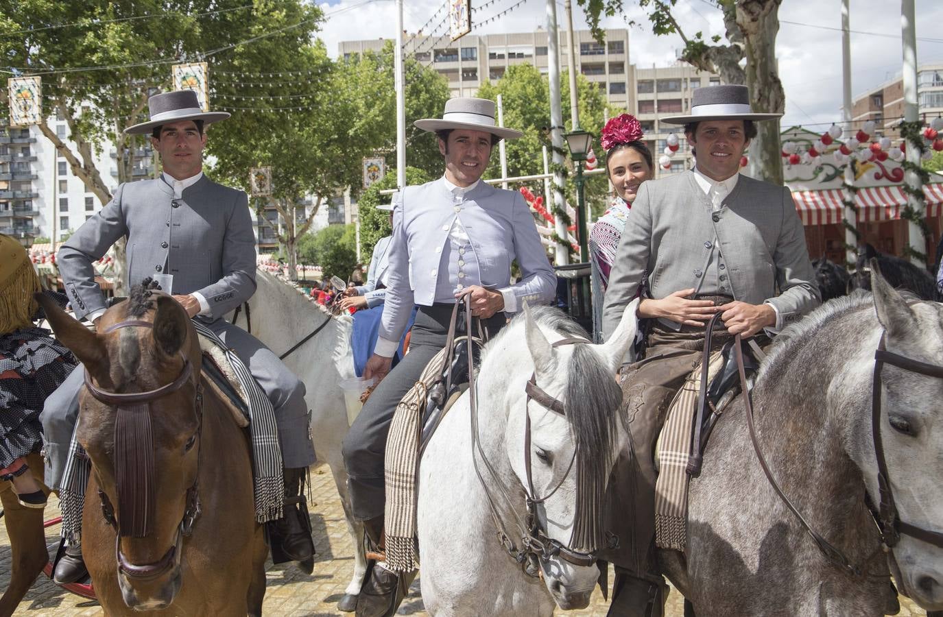 Julio Fernández Vial, Antonio Carmona, Perico Peinado de la Puerta y Mercedes Peinado de la Puerta. ROCÍO RUZ