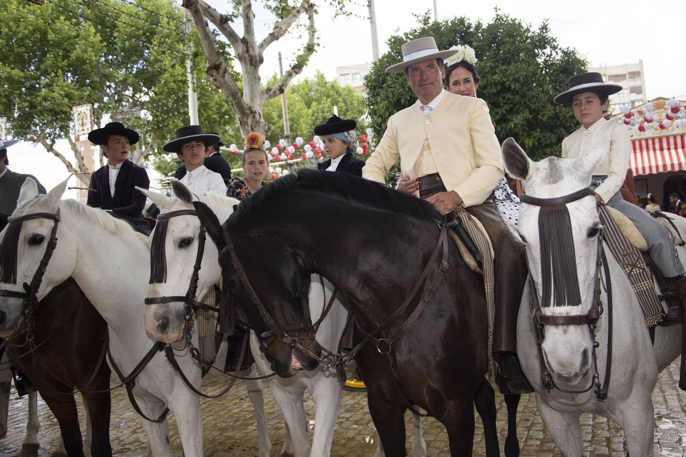 Pablo de la Puerta, Rocío Peinado, Ana de la Puerta, Pablo de la Puerta, Ana Herrero e Ignacio de la Puerta. ROCÍO RUZ