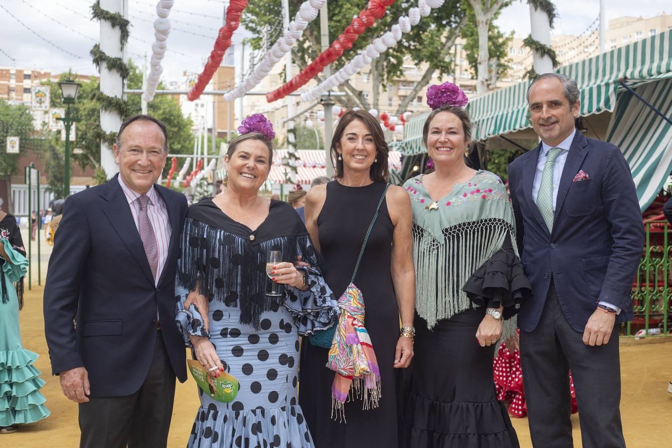 José Oriol, María Ybarra, María Gonzalo, Magdalena Ybarra y José Ballester. ROCÍO RUZ