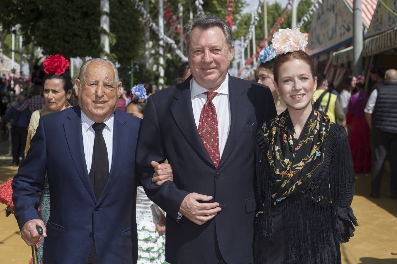 Ignacio, Jerónimo y Miriam Sánchez Ibargüen. ROCÍO RUZ