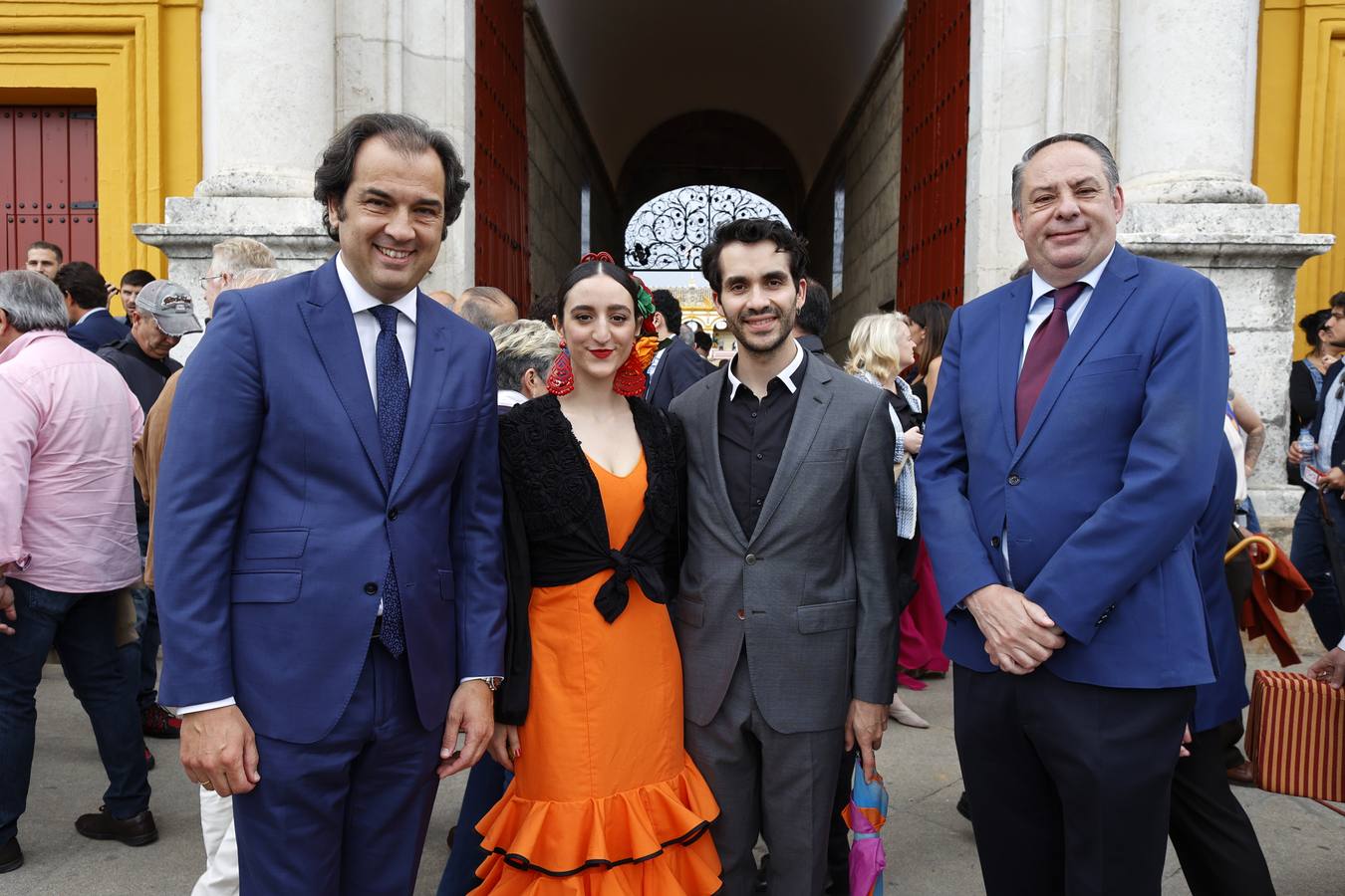 José Luque Teruel, Claudia Bella Roca, Juan Pérez Floristán y Mariano de Damas. MANUEL GÓMEZ