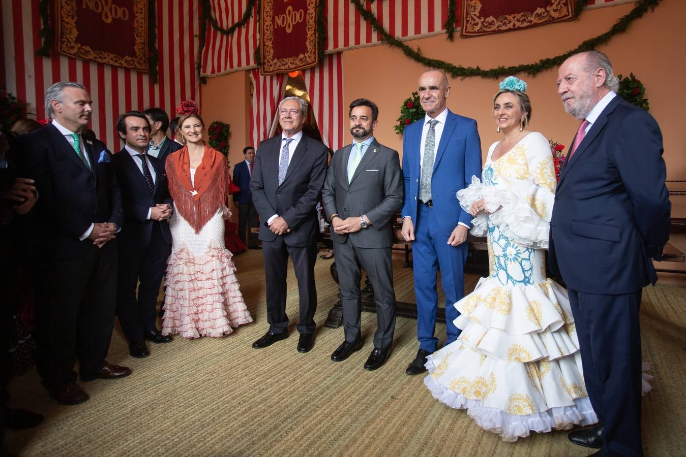 Recepciones oficiales en el miércoles de Feria. VANESSA GÓMEZ / MAYA BALANYA