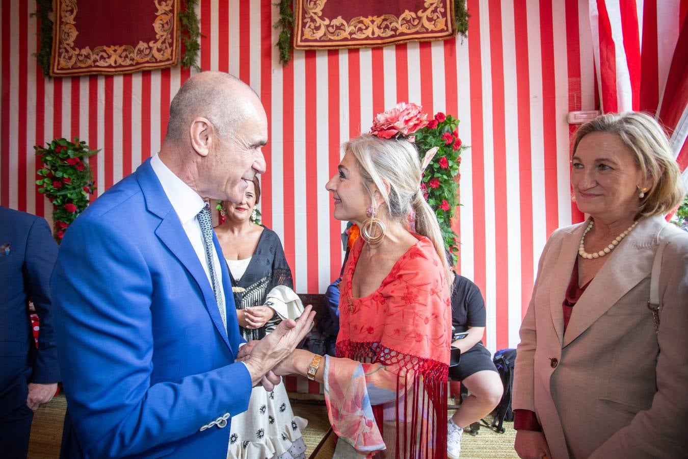 Recepciones oficiales en el miércoles de Feria. VANESSA GÓMEZ / MAYA BALANYA