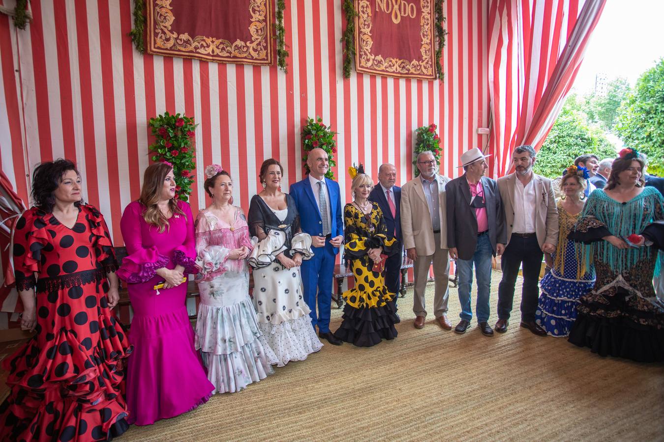 Recepciones oficiales en el miércoles de Feria. VANESSA GÓMEZ / MAYA BALANYA