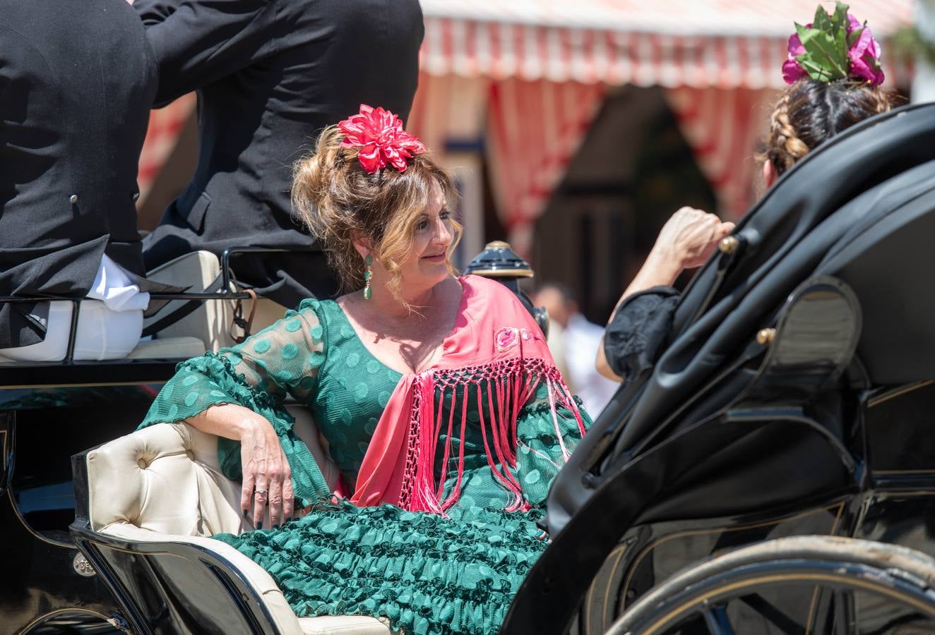 Ambiente durante el viernes de la Feria de Sevilla 2022. CRISTINA GÓMEZ