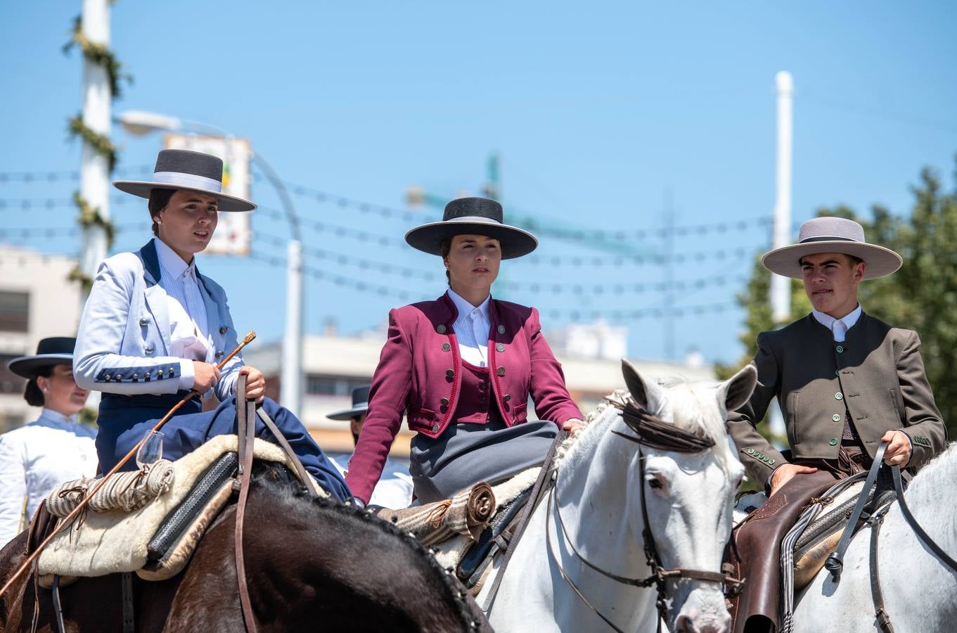 Ambiente durante el viernes de la Feria de Sevilla 2022. CRISTINA GÓMEZ