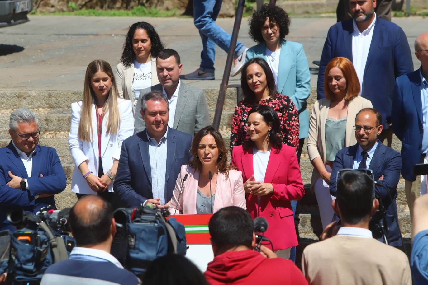 La presentación de la lista del PSOE de Córdoba a las Andaluzas, en imágenes