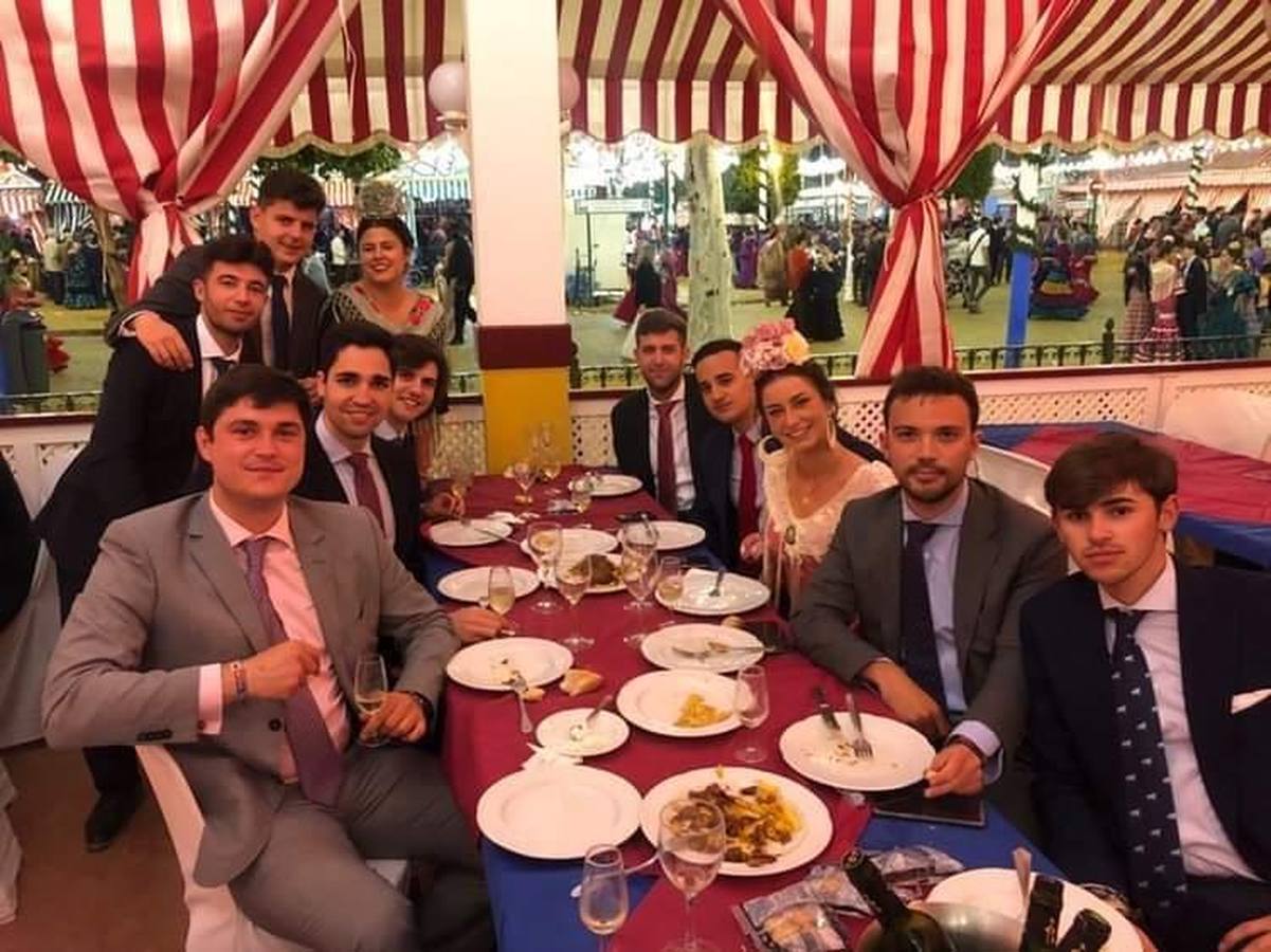 Foto de los lectores de ABC de la Feria de Sevilla 2022. ABC