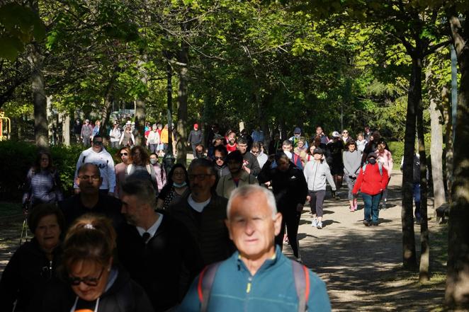 Los 'andarines' de Asprona recuperan las calles de Valladolid por la solidaridad