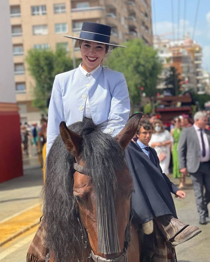 Foto de los lectores de ABC de la Feria de Sevilla 2022. ABC