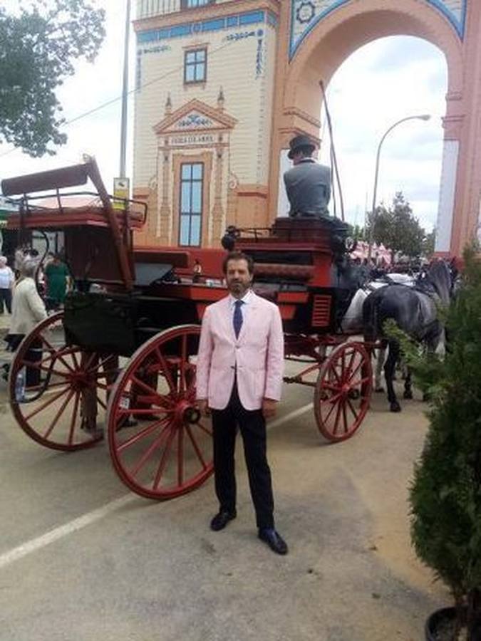 Foto de los lectores de ABC de la Feria de Sevilla 2022. ABC