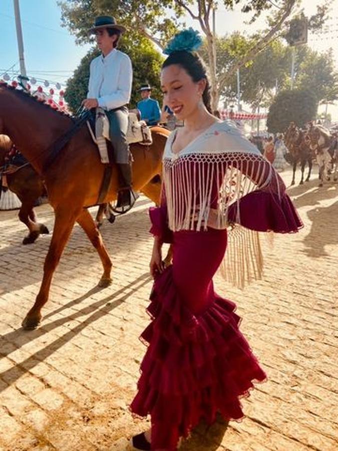 Foto de los lectores de ABC de la Feria de Sevilla 2022. ABC