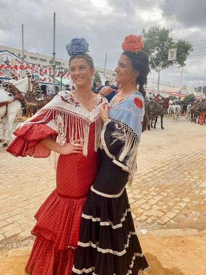 Foto de los lectores de ABC de la Feria de Sevilla 2022. ABC