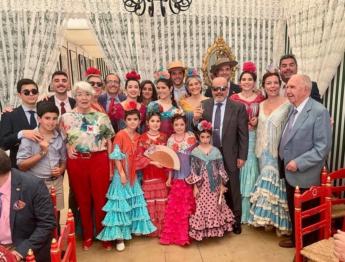 Foto de los lectores de ABC de la Feria de Sevilla 2022. ABC