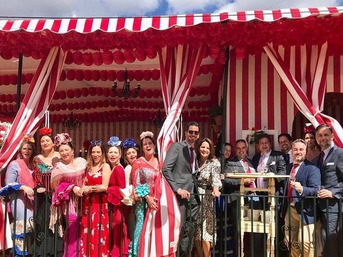 Foto de los lectores de ABC de la Feria de Sevilla 2022. ABC