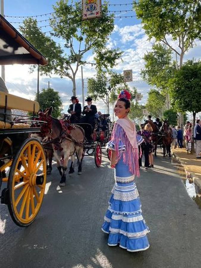 Foto de los lectores de ABC de la Feria de Sevilla 2022. ABC