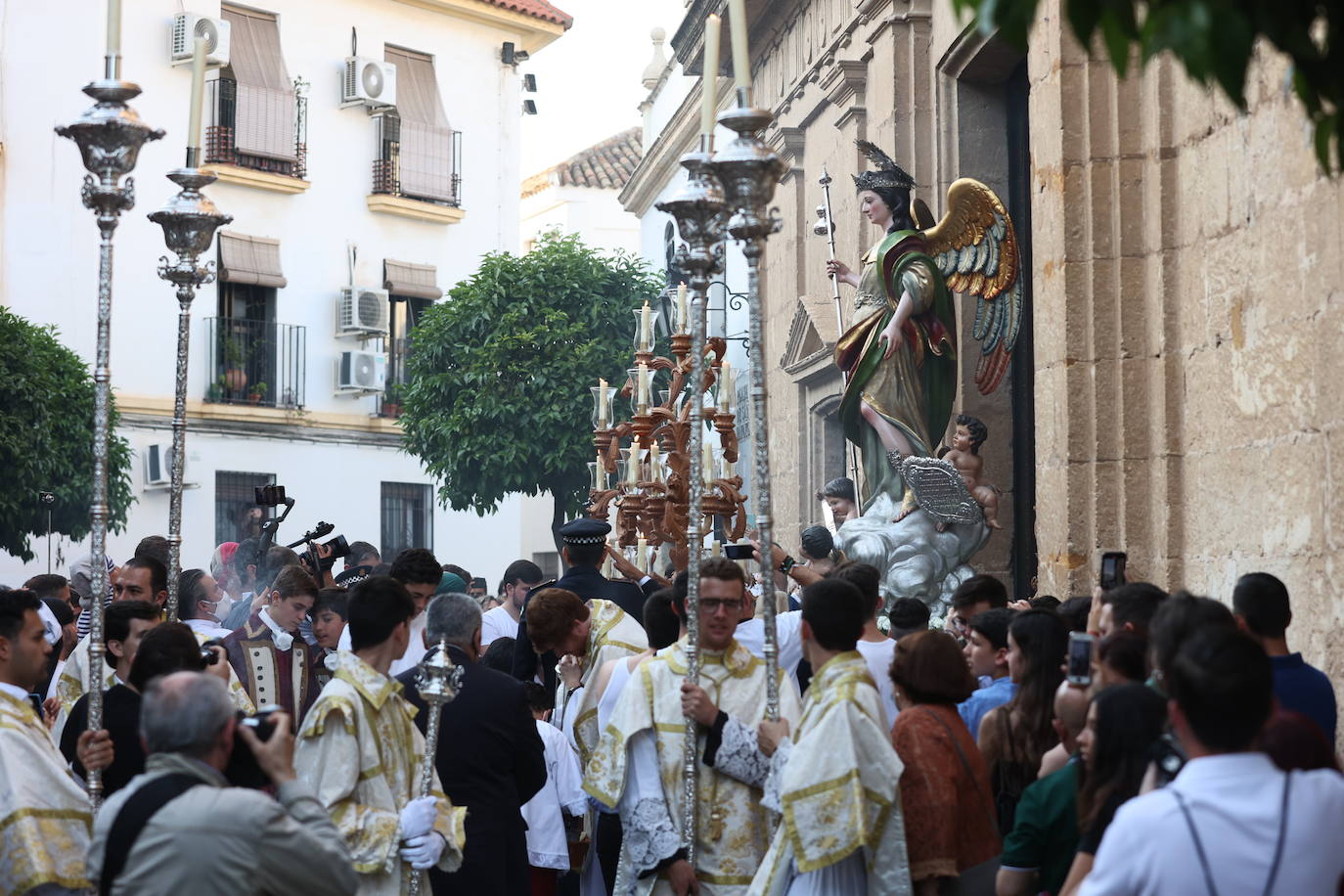 La procesión de San Rafael el día del Juramento en Córdoba, en imágenes