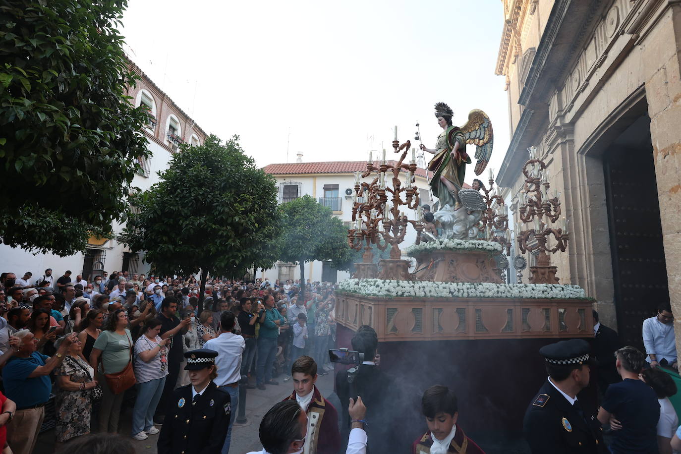 La procesión de San Rafael el día del Juramento en Córdoba, en imágenes