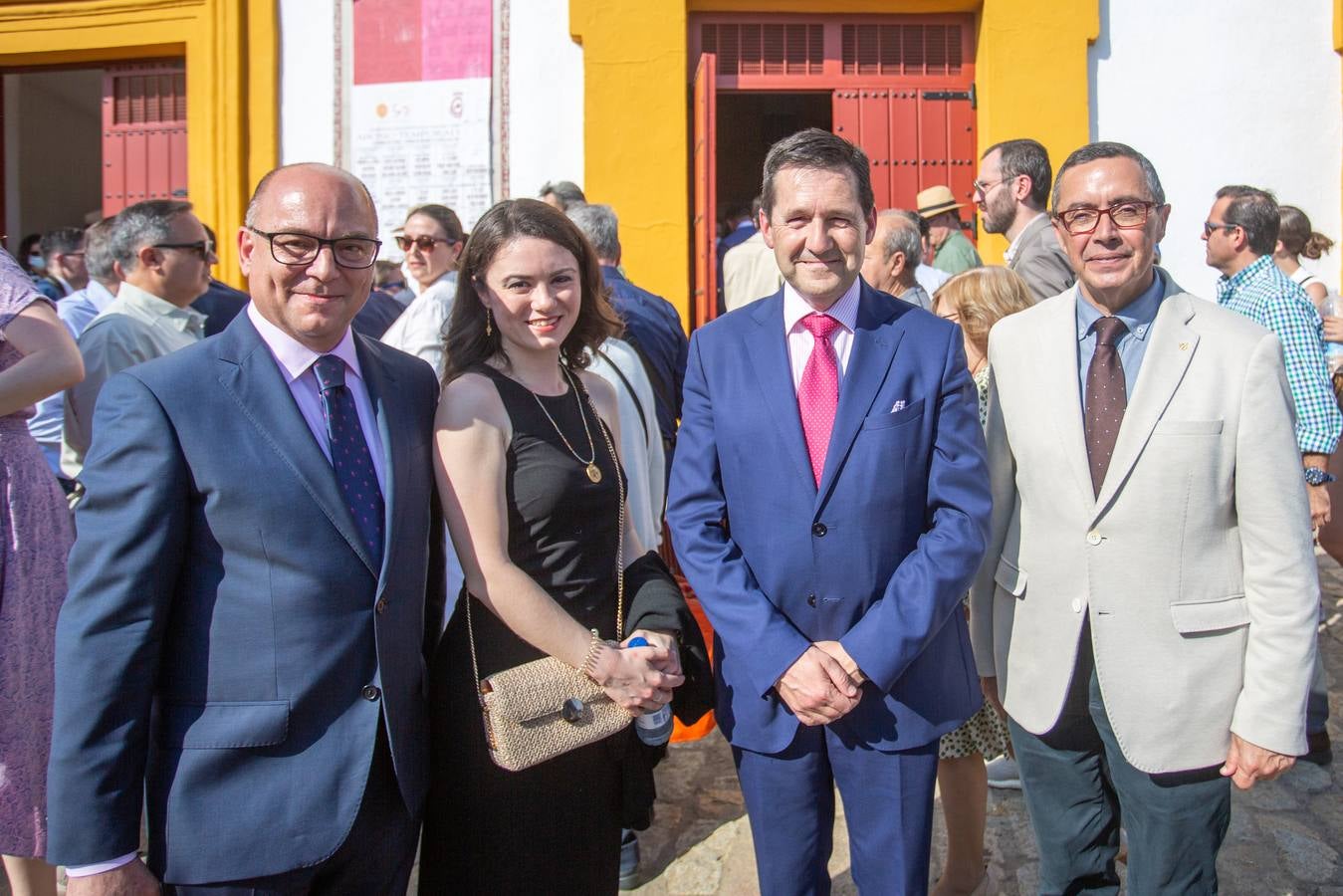 Andrés Luque Teruel, Alicia Iglesias, Enrique Biosca y Práxedes Sánchez. VANESSA GÓMEZ