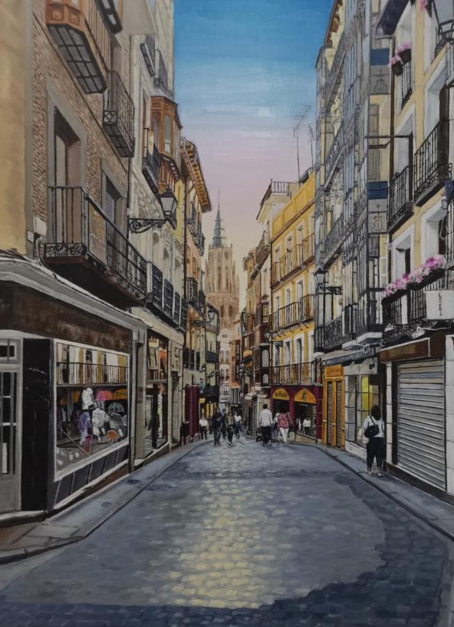 Calle Ancha o del Comercio de Toledo. 