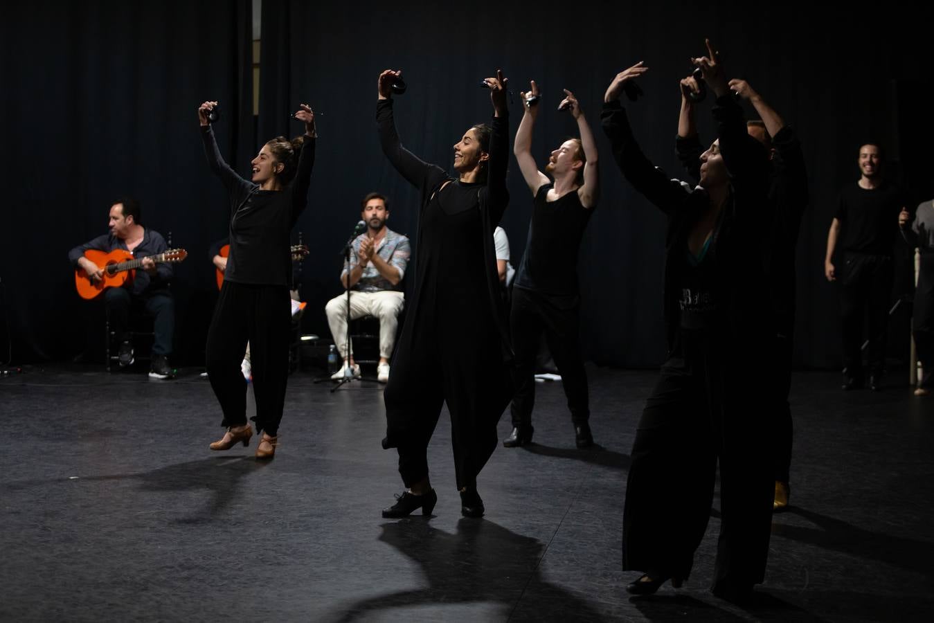 Masterclass del Ballet Flamenco de Andalucía con alumnos de Secundaria. VANESSA GÓMEZ