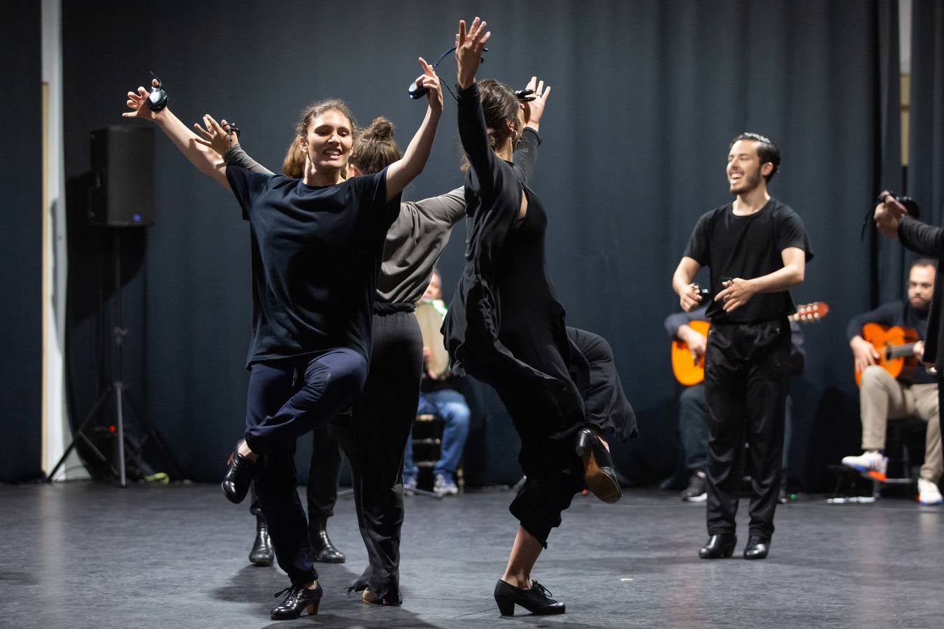 Masterclass del Ballet Flamenco de Andalucía con alumnos de Secundaria. VANESSA GÓMEZ