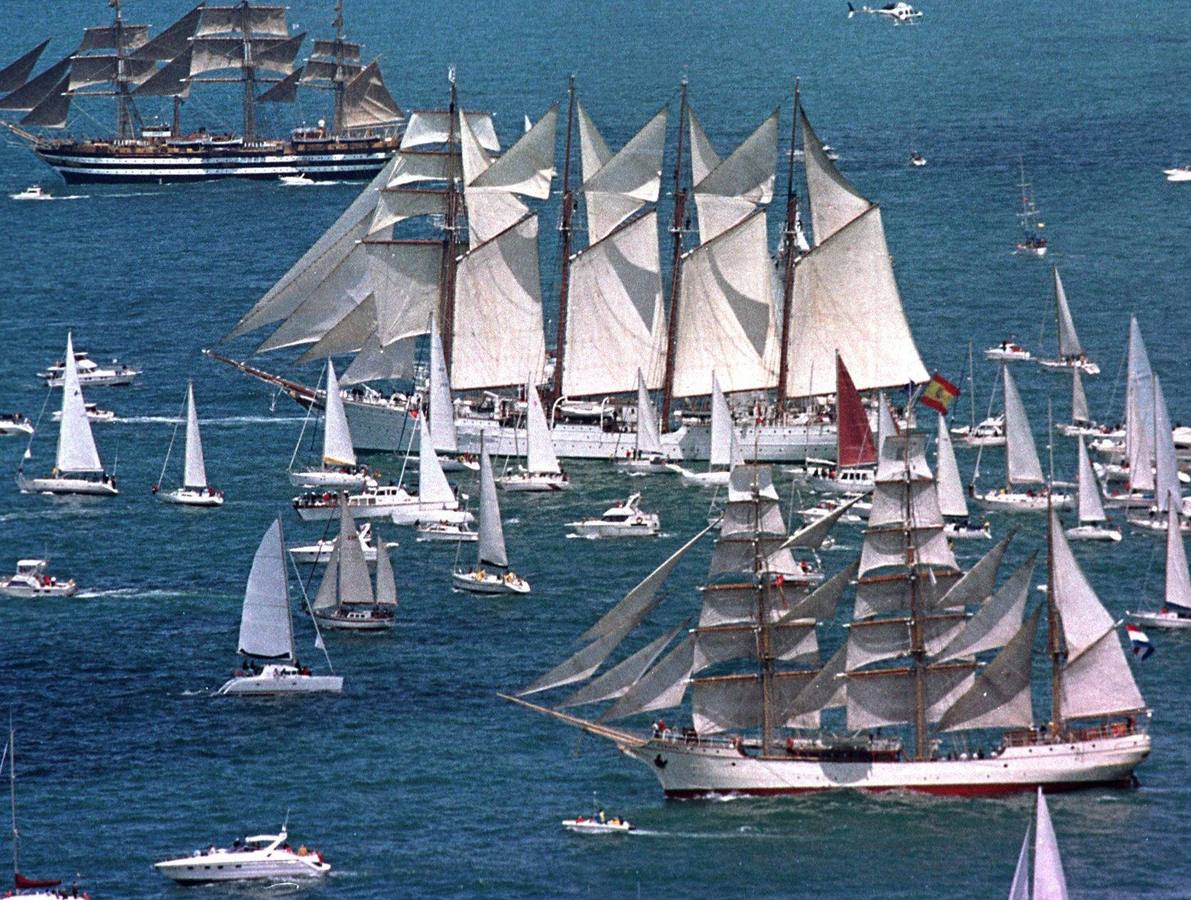 Imágenes para el recuerdo de las Regatas de los Grandes Veleros en Cádiz