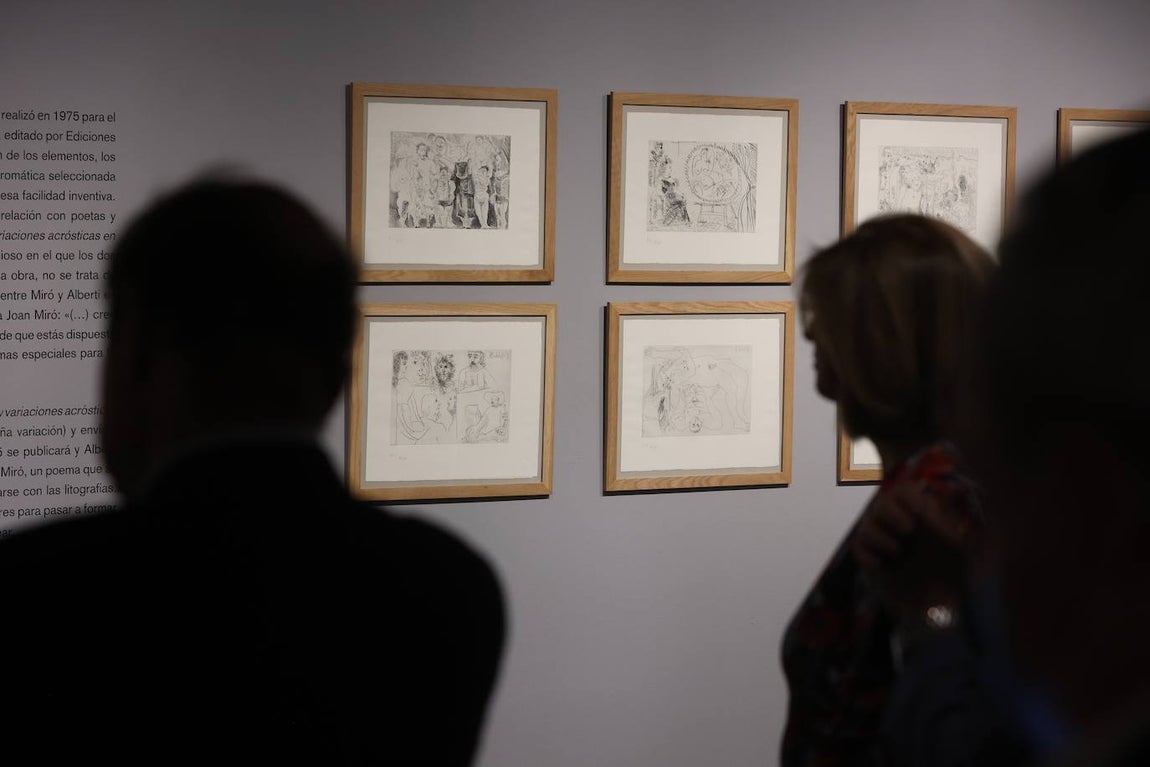 La exposición de Picasso, Dalí y Miró en Córdoba, en imágenes
