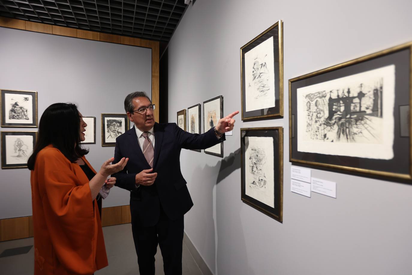 La exposición de Picasso, Dalí y Miró en Córdoba, en imágenes