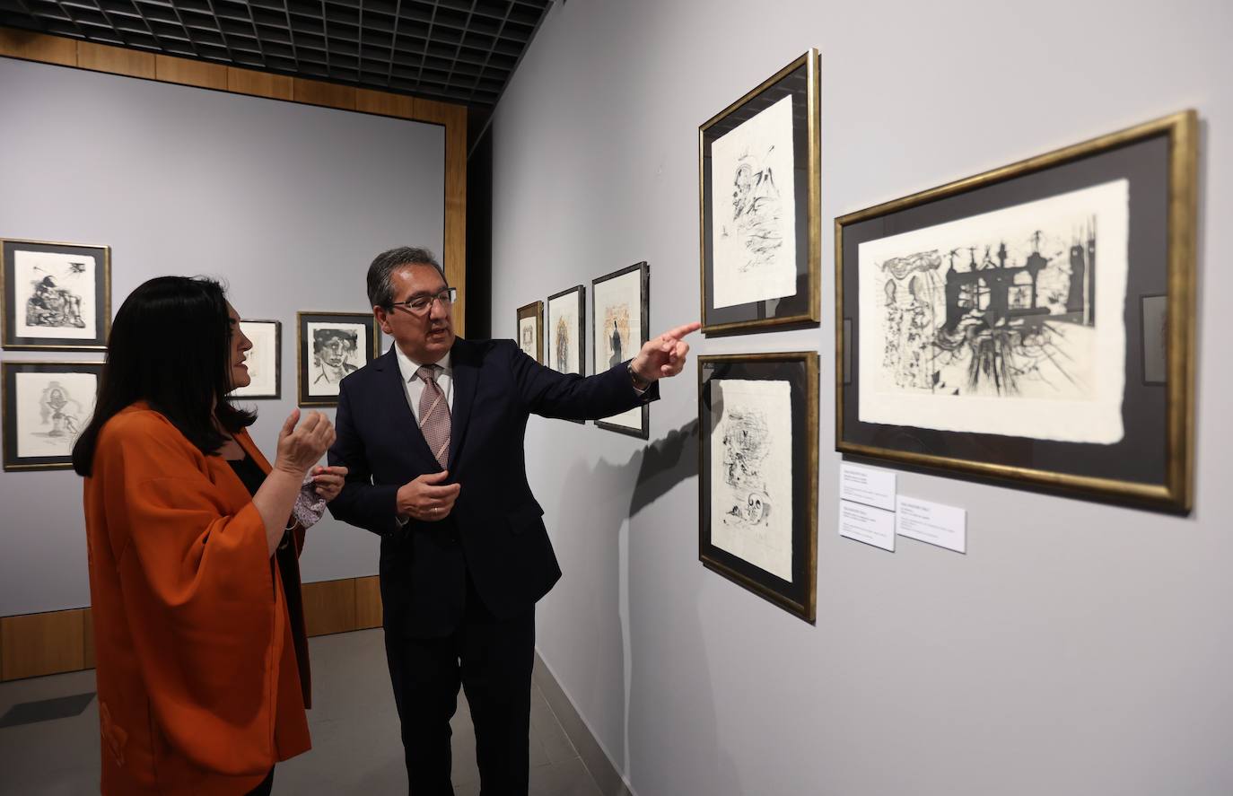 La exposición de Picasso, Dalí y Miró en Córdoba, en imágenes