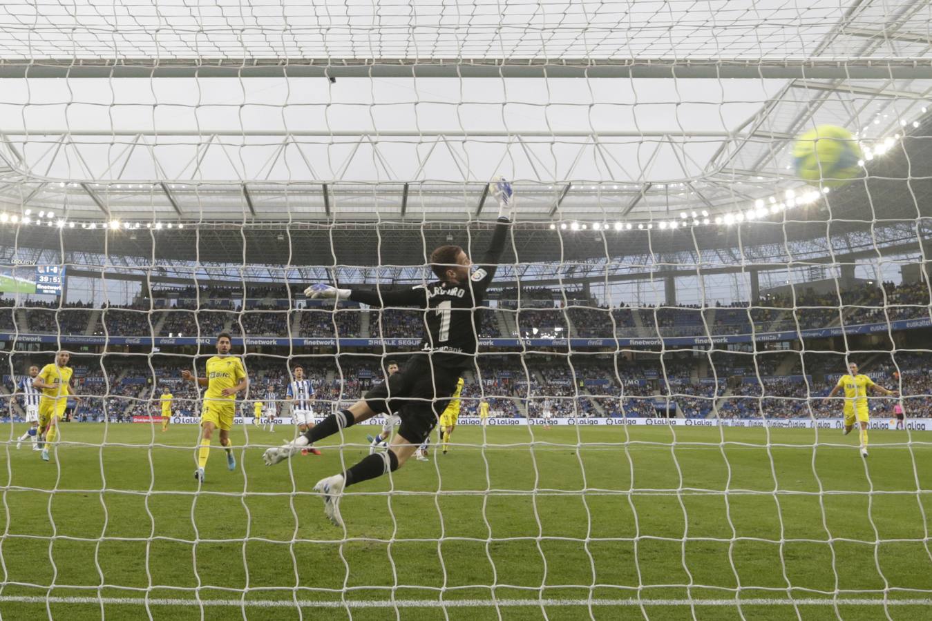 Las imágenes del Real Sociedad - Cádiz