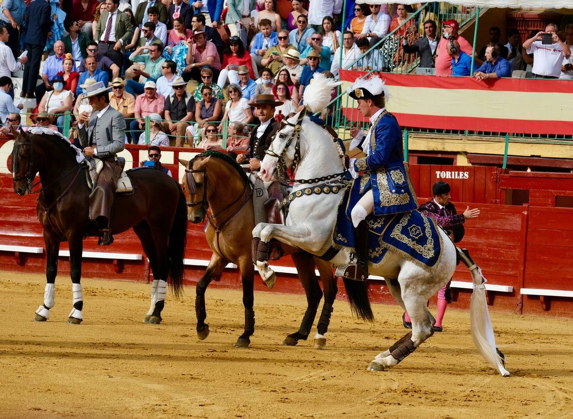 Fotos: Sergio Galán, Rui Fernandes y Diego Ventura en la Feria de Jerez 2022