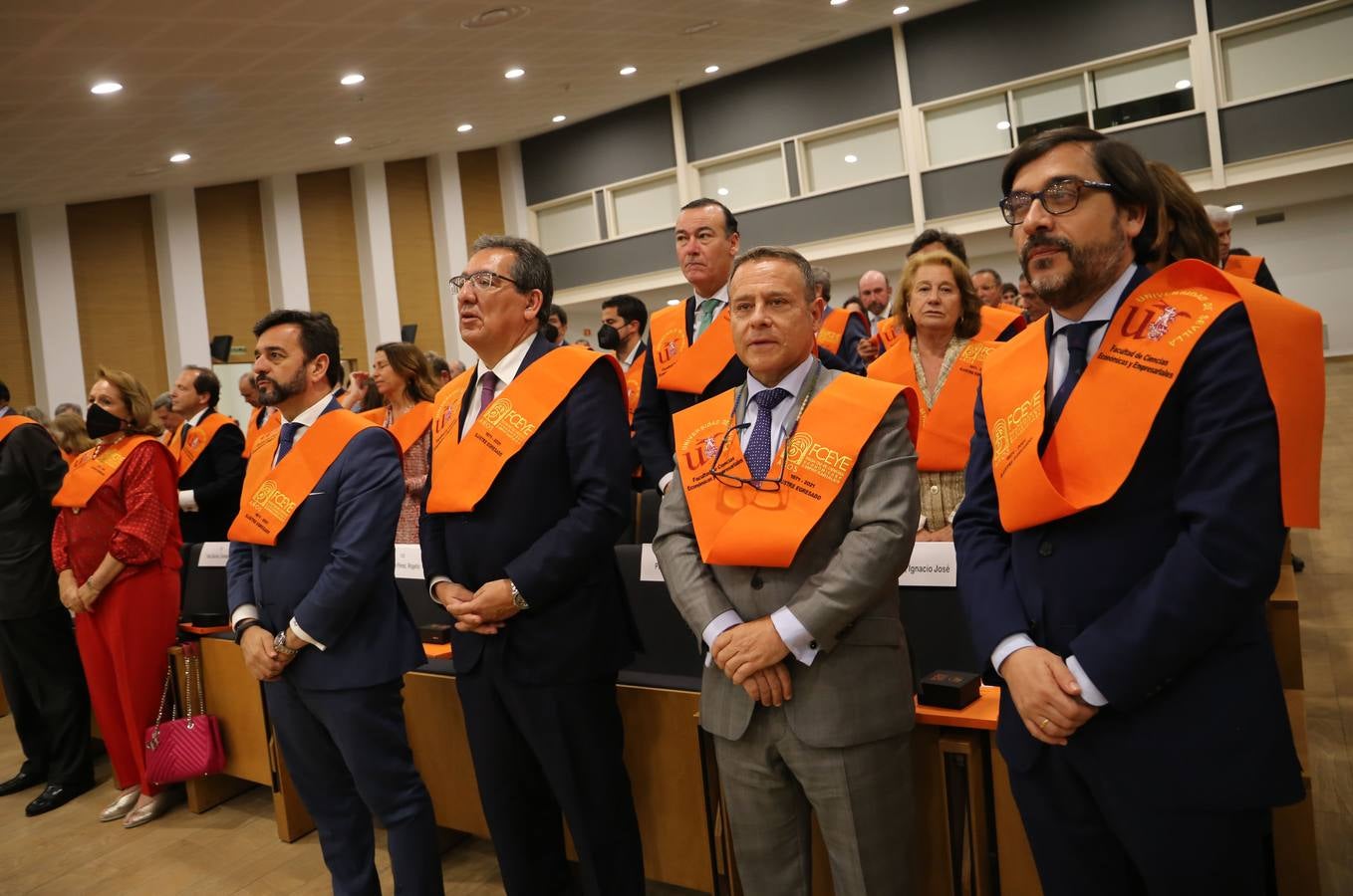 Acto de homenaje a los egresados ilustres de la facultad de Económicas y Empresariales de Sevilla. ROCÍO RUZ