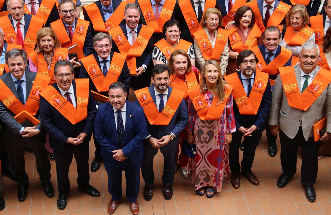 Acto de homenaje a los egresados ilustres de la facultad de Económicas y Empresariales de Sevilla. ROCÍO RUZ