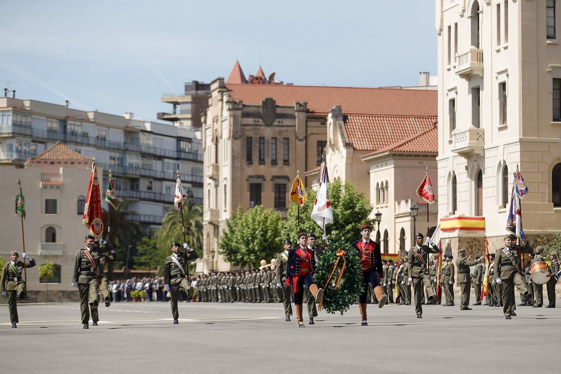 La Jura de Bandera regresa a Barcelona tras dos años de pandemia