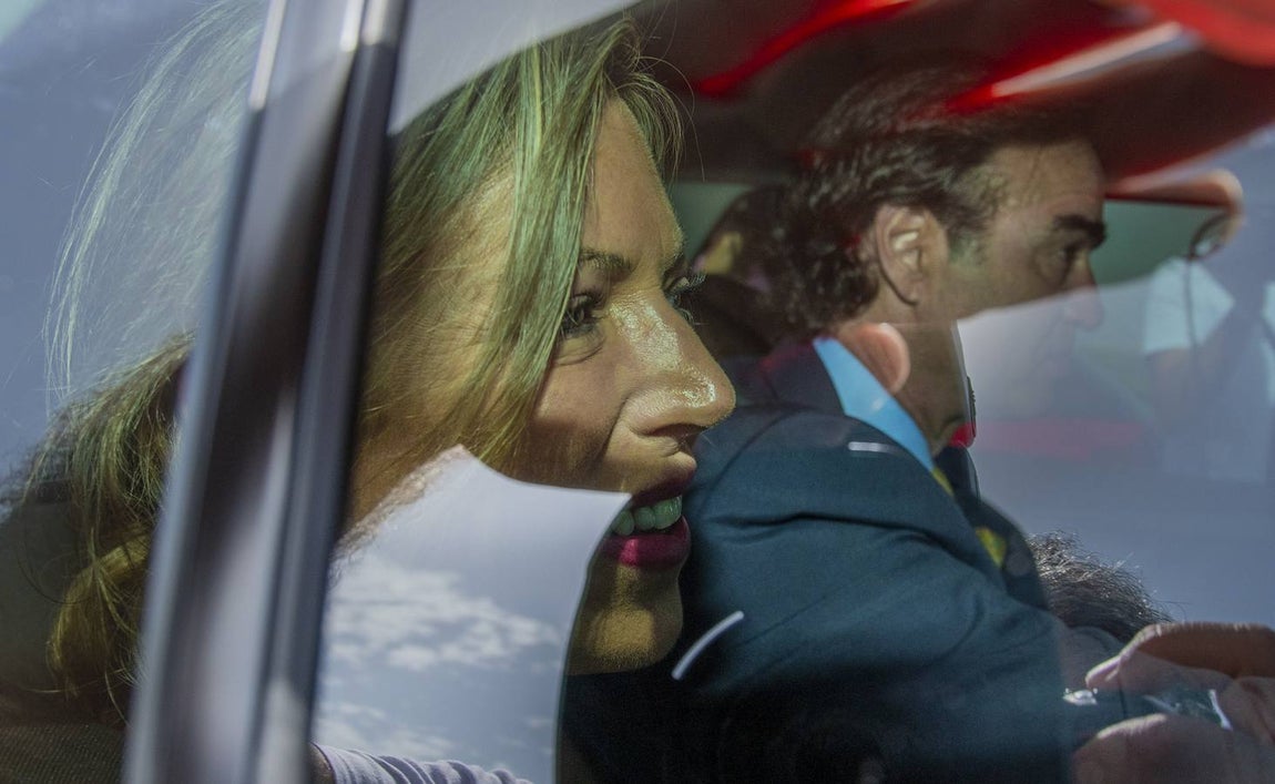 Invitados a la boda de Miguel Báez 'Litri' y Casilda Ybarra en Sanlúcar la Mayor. GTRES