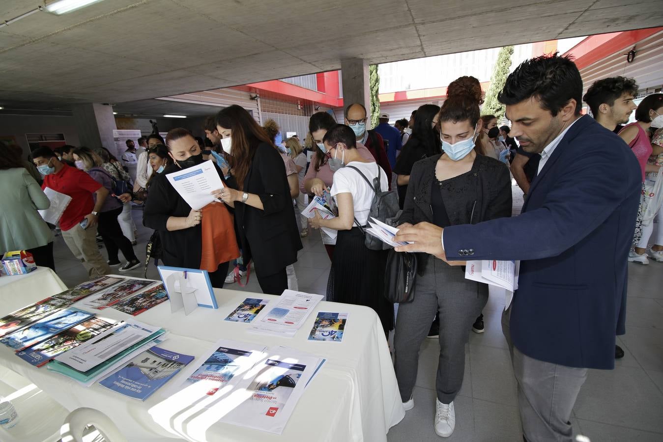 Feria de Empleo del Polígono Sur de Sevilla. JUAN FLORES