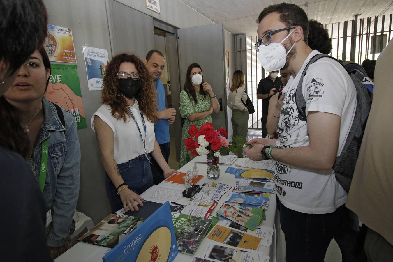 Feria de Empleo del Polígono Sur de Sevilla. JUAN FLORES