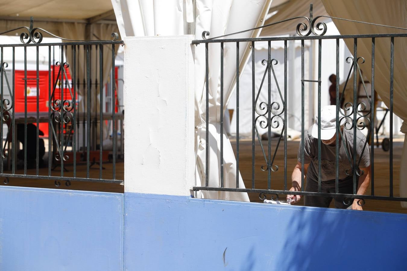 Los preparativos de la Feria de Córdoba, en imágenes