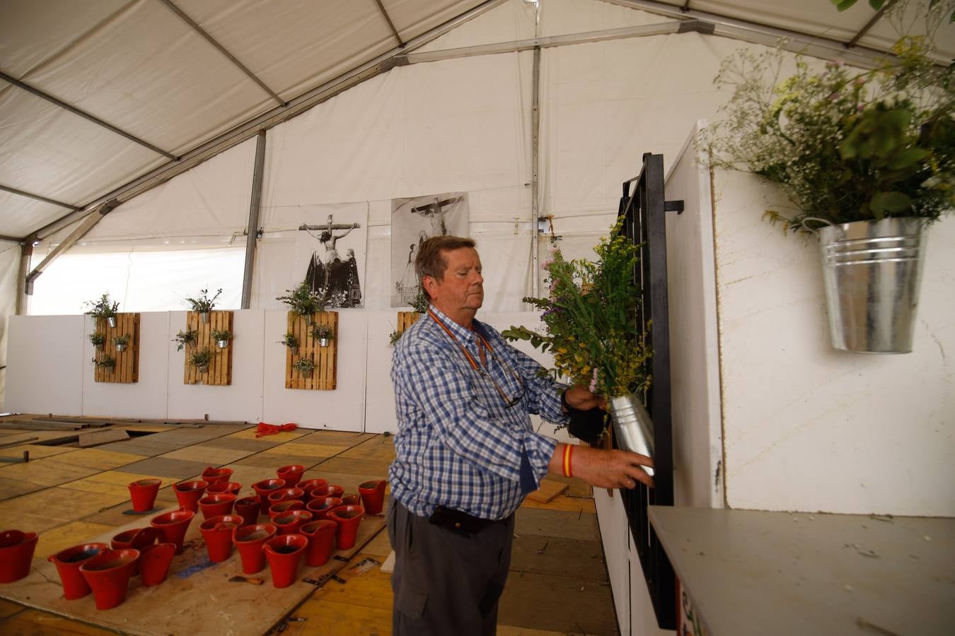 Los preparativos de la Feria de Córdoba, en imágenes