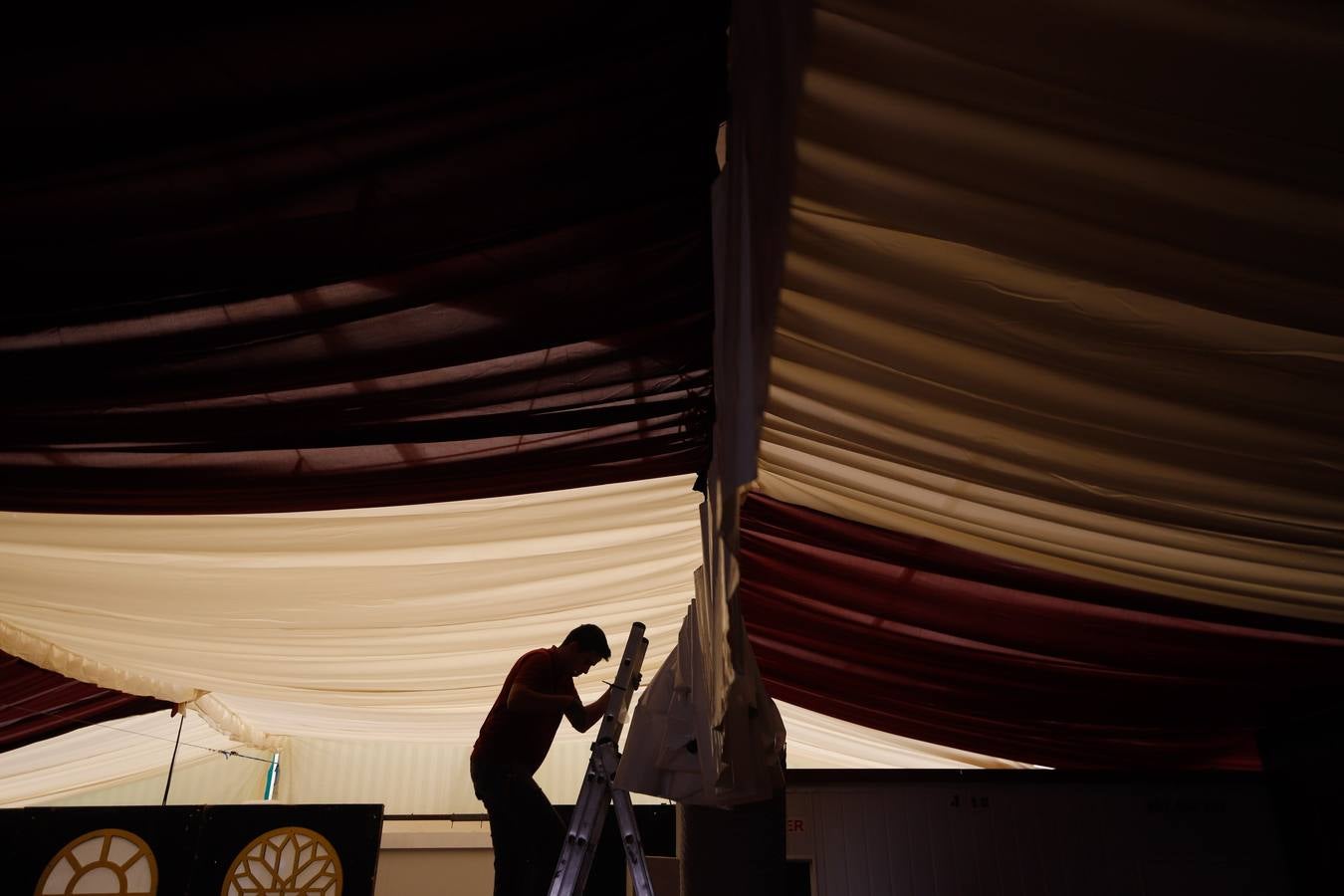 Los preparativos de la Feria de Córdoba, en imágenes