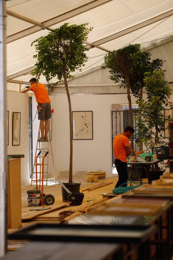 Los preparativos de la Feria de Córdoba, en imágenes