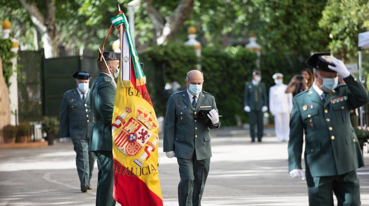 Las imágenes de la celebración del aniversario de la Guardia Civil en Sevilla