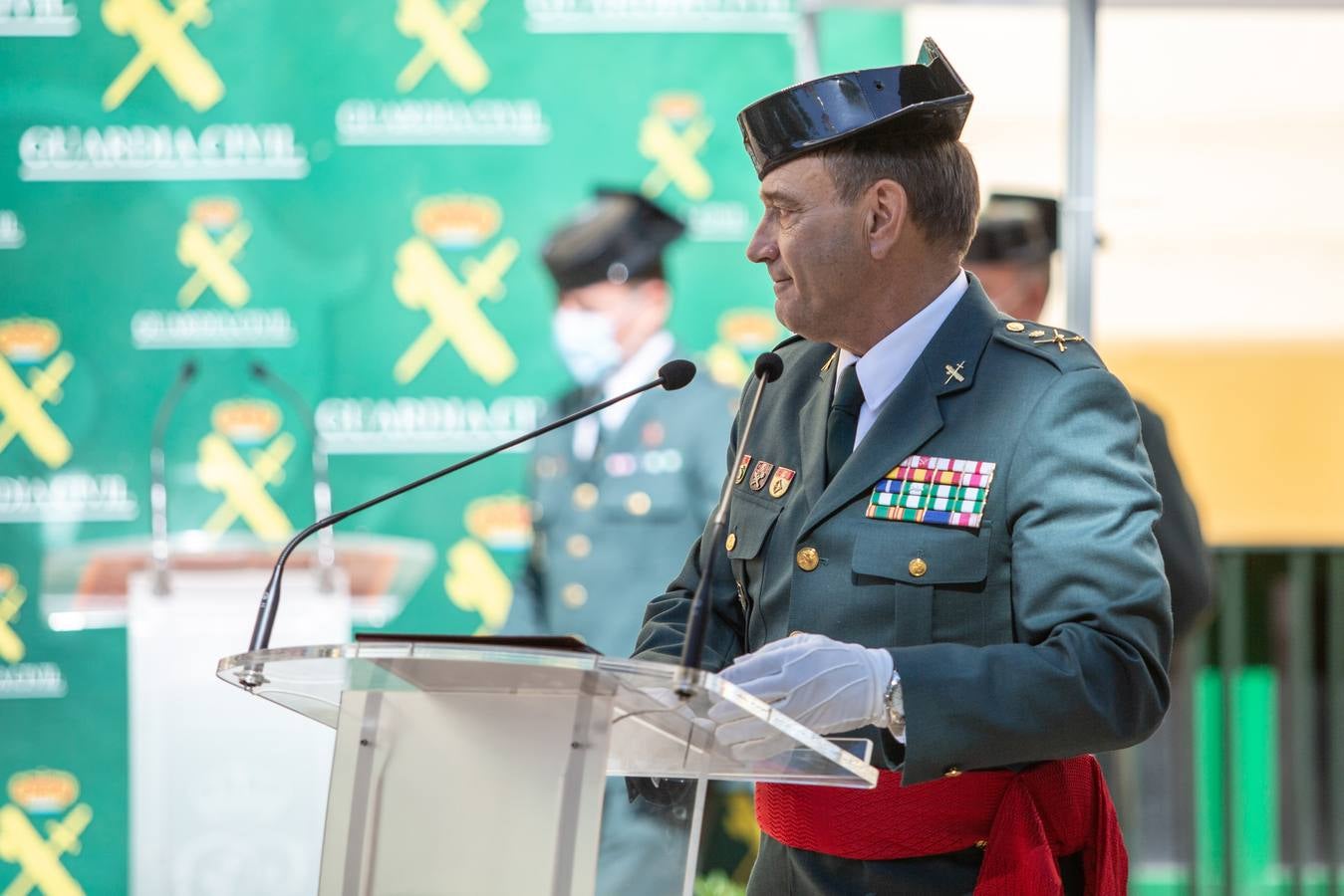 Celebración del aniversario de la Guardia Civil en el cuartel de Eritaña. VANESSA GÓMEZ