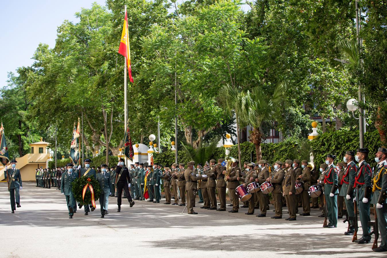 Celebración del aniversario de la Guardia Civil en el cuartel de Eritaña. VANESSA GÓMEZ