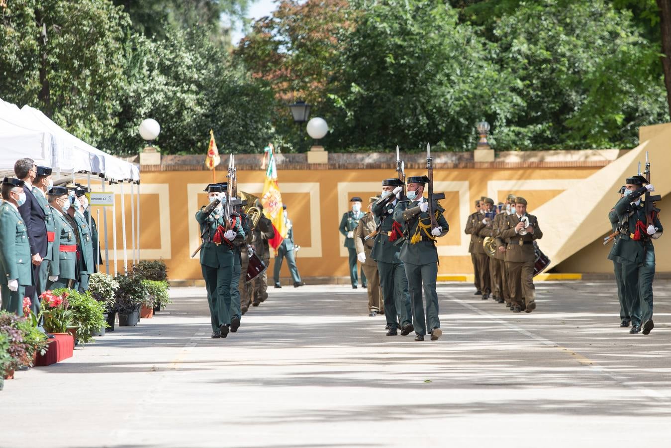 Celebración del aniversario de la Guardia Civil en el cuartel de Eritaña. VANESSA GÓMEZ